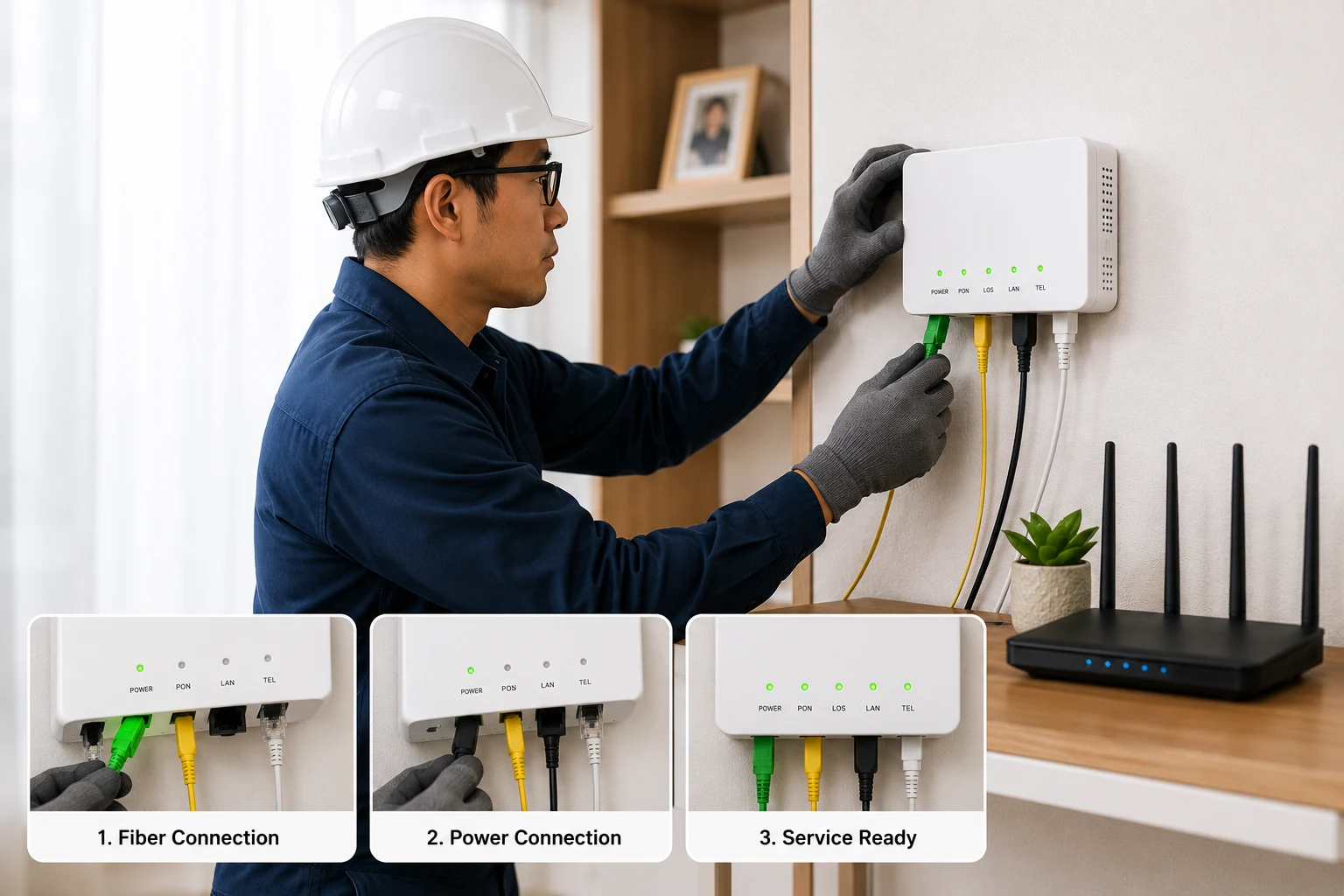 Optical Network Terminal (ONT) Deployment