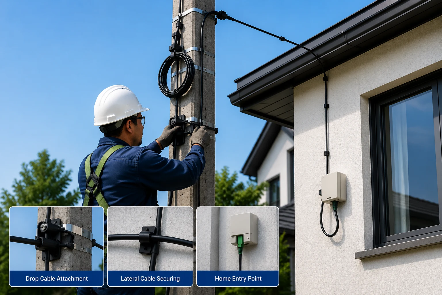 Drop Cable & Lateral Installation