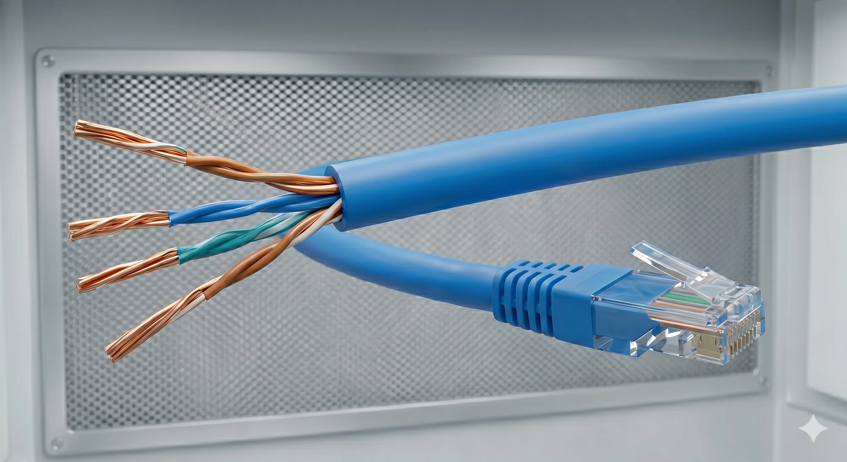 Cat5e cable installation