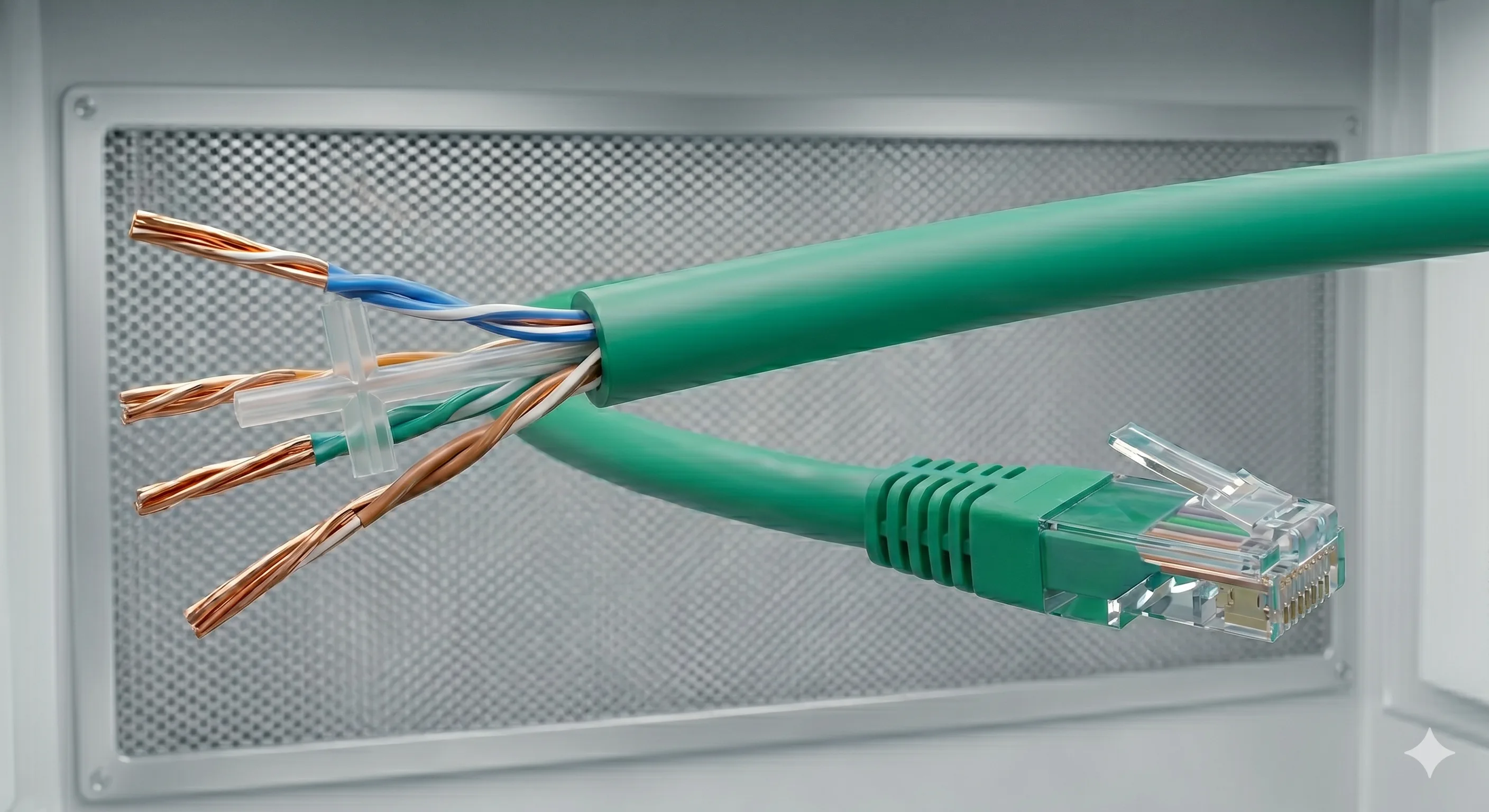 Cat6 cable installation