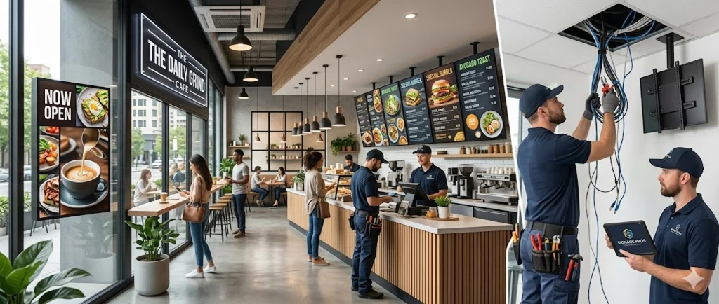 Restaurant signage solutions