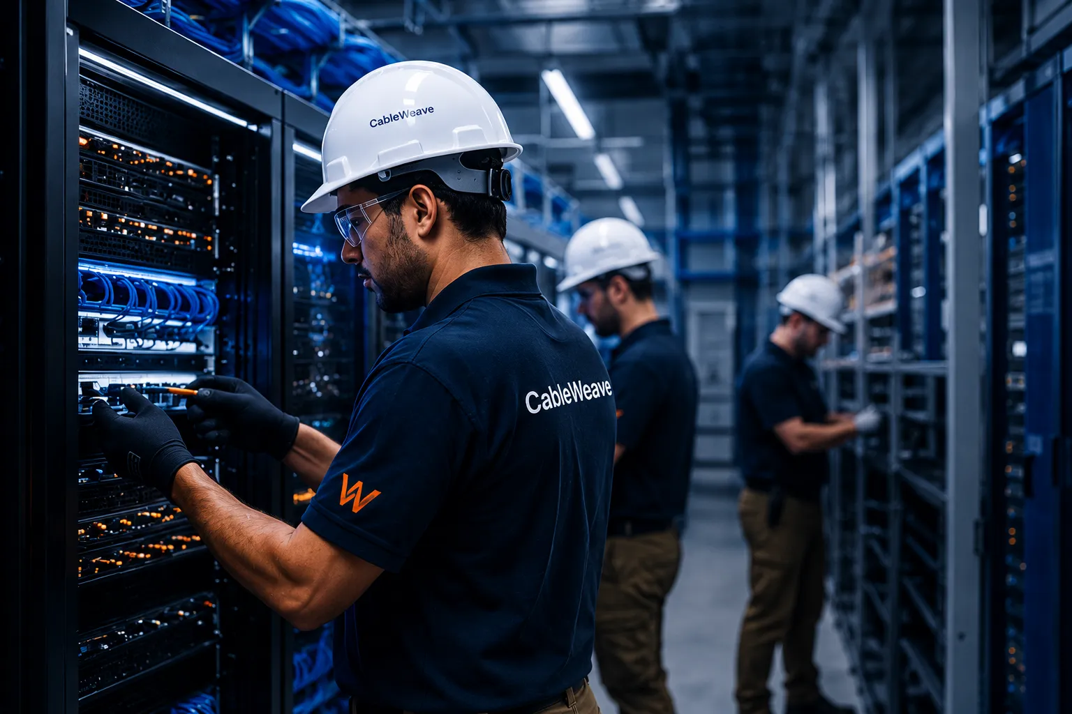 CableWeave team planning project delivery